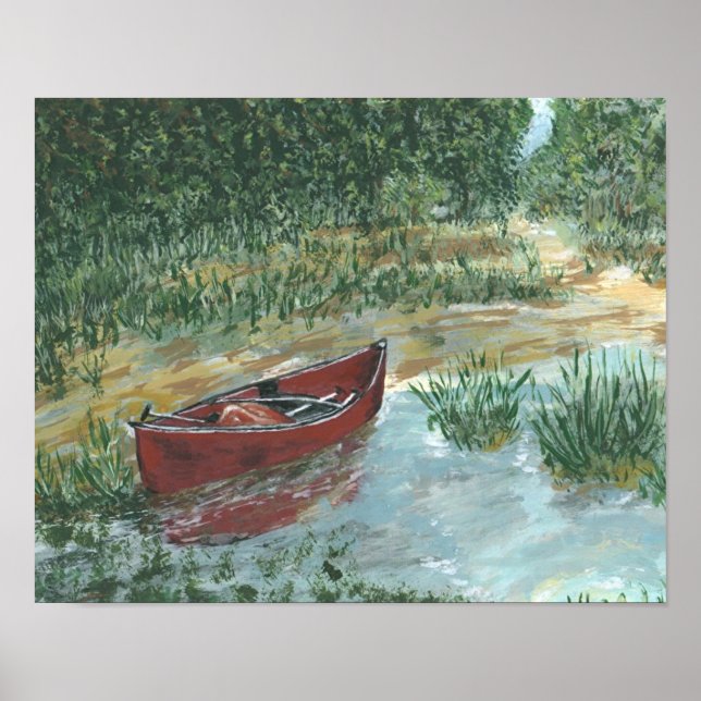 Red Canoe Poster (Framsidan)