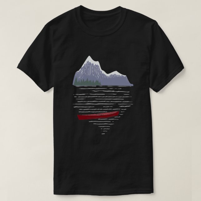 Red Canoe T Shirt (Design framsida)