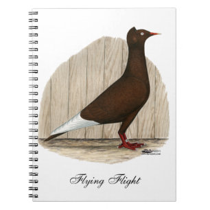 Red Cap Pigeon Anteckningsbok