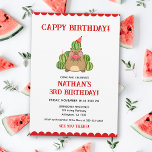 Red Capybara Watermelon Kids Roligt Cappy Birthday Inbjudningar<br><div class="desc">Gör ett stänk med vår Red Capybara Watermelon Kids Roligt Cappy Birthday-inbjudan! Den här fina designen har en lysande röd kapybara omgiven av juicy vattenmelon, som skapar en lekfull och uppfriskande temaperfekt för en roligt-fylld födelsedagsfirande. Det pulserande röda färg-programmet och det visuella illustrationen fångar den glatta barndomsandan och banar väg...</div>