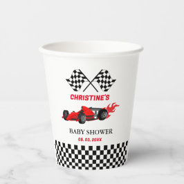 Red Car Tävling Baby dusch