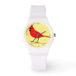 Red Cardinal Bird Thunder_Cove Armbandsur
