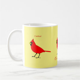 Red Cardinal Bird Thunder_Cove Kaffemugg
