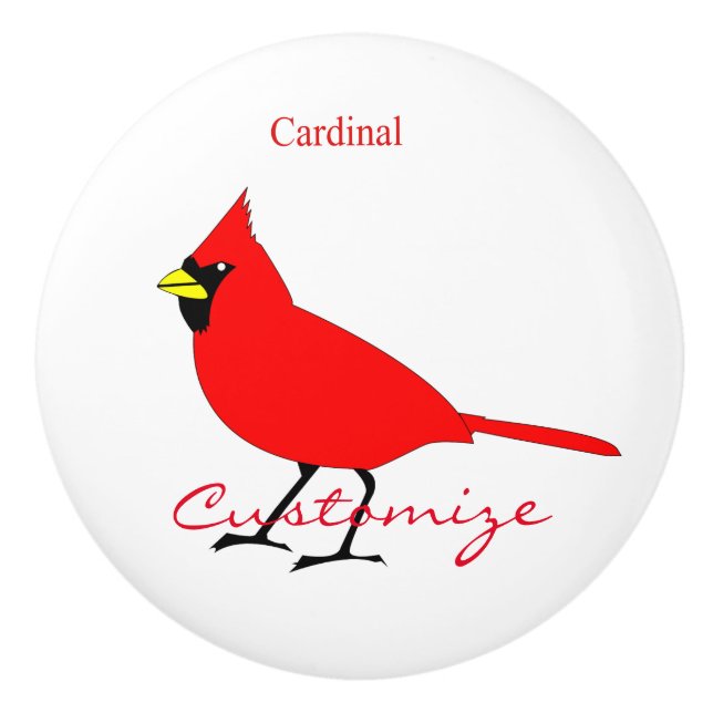 Red Cardinal Bird Thunder_Cove Knopp (Framsidan)