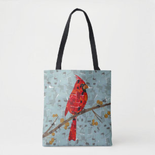 Red Cardinal , julfågeln Tygkasse