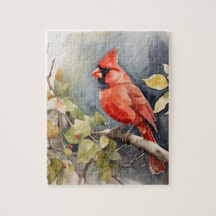 Red Cardinal Pussel