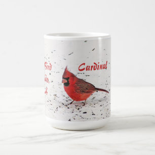 "RED CARDINAL, STATE BIRD OF OHIO" MUGG