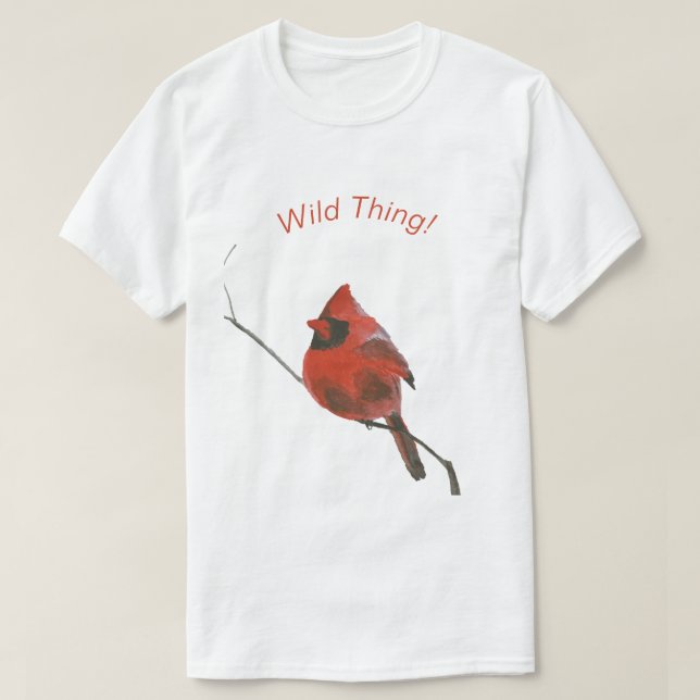 Red Cardinal T Shirt (Design framsida)