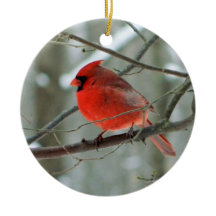 Red Cardinal Winter Ornament