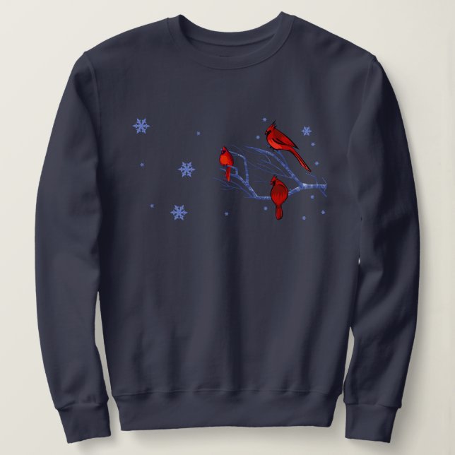 Red Cardinals julklapp Tröja (Design framsida)