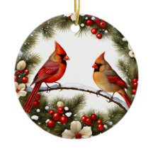 Red Cardinals Snö Birds Memorial Gift Ideas