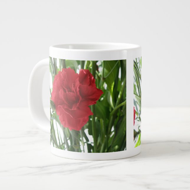 Red Carnation Mugg Jumbo Mugg (Framsida vänster)