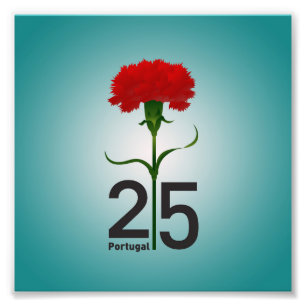 Red Carnation Revolution - Portugal Fototryck