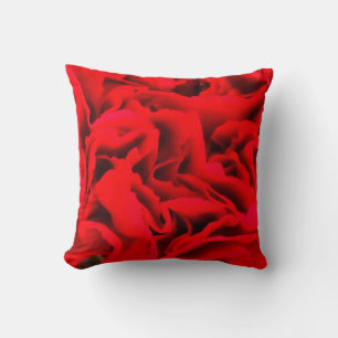 Red Carnation Ruffles-Sq.DEKORATIV KUDDE