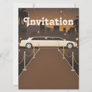 Red Carpet Celebrity Limo Classic Inbjudningar