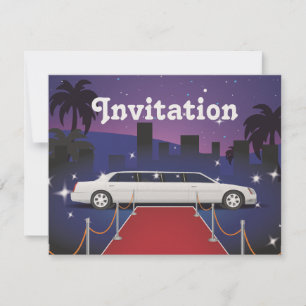 Red Carpet Celebrity Limo Inbjudningar
