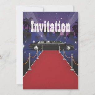 Red Carpet Celebrity Limo Inbjudningar