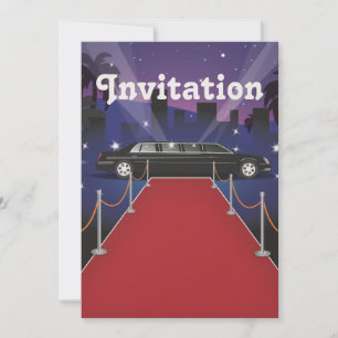 Red Carpet Celebrity Limo Inbjudningar