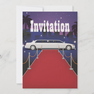 Red Carpet Celebrity Limo Inbjudningar