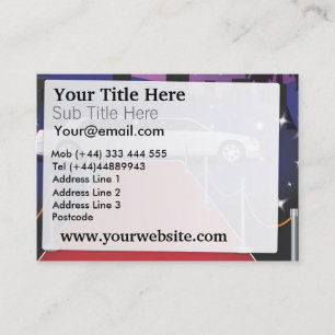 Red Carpet Celebrity Limo Visitkort