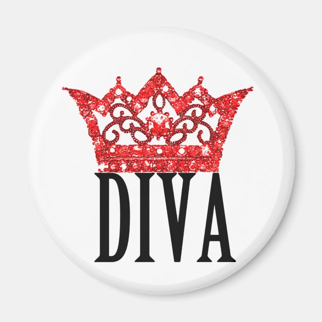 Red Carpet Diva magnet (Framsidan)