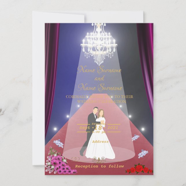 Red Carpet Inbjudningar (Framsida)