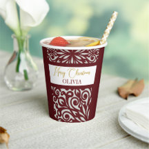 Red Carved-julprydnader