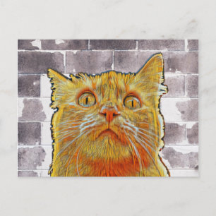 Red Cat i Trouble. Vykort