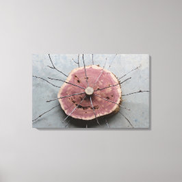 Red Cedar Wood Nature Art Sculpture Center Canvastryck