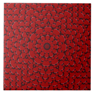 Red Ceramic Tile Kakelplatta