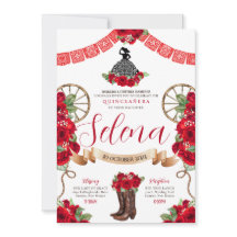 Red Charro Quinceanera Papel Picado Westernare Ro