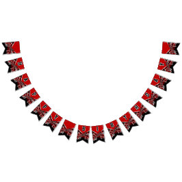 Red Cheerledare Birthday Vimplar