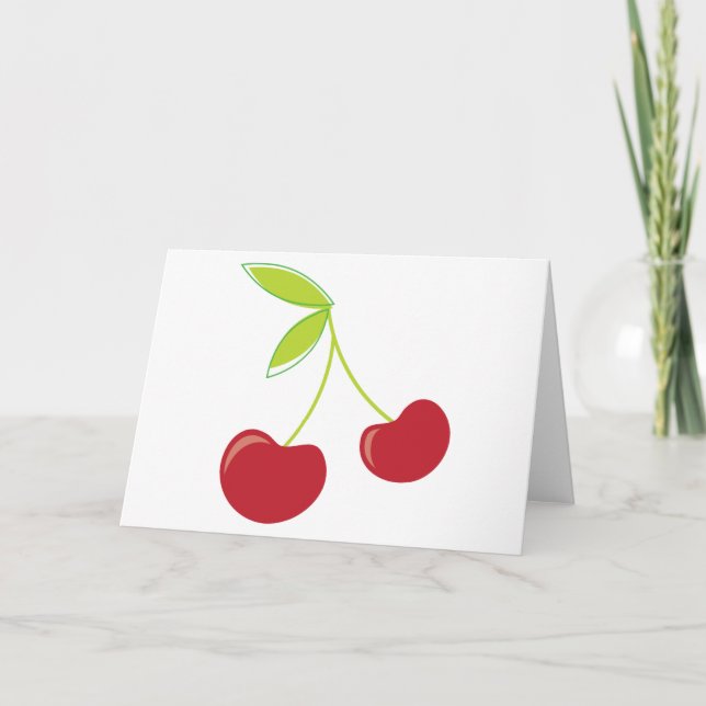 Red Cherries Kort (Framsida)