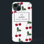Red Cherries Mönster Personlig iPad Case<br><div class="desc">Ljus och glad,  perfekt till sommaren! Anpassade iPad-fallet med röda körsbär mönster. Matchningsobjekt och annan färg är tillgängliga.</div>
