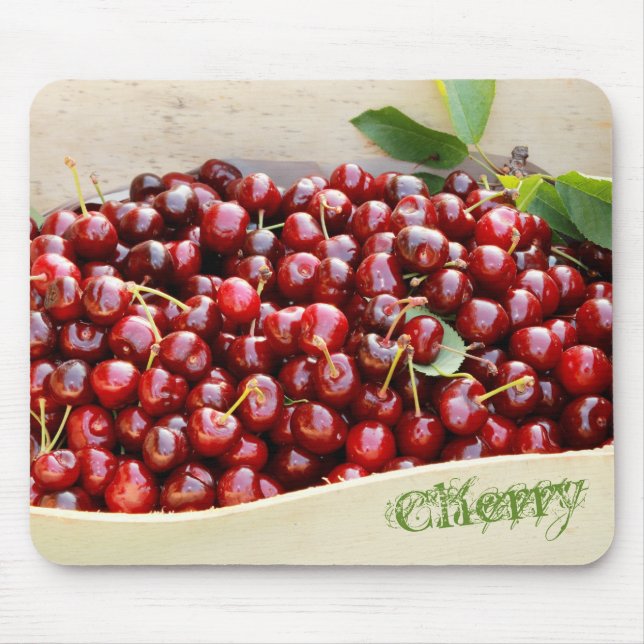 Red Cherries Mousepad Musmatta (Framsidan)