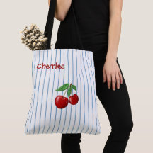 Red Cherries på Blue Rand Personlig