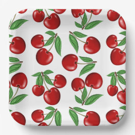 Red Cherries Retro Stil Graphic Print
