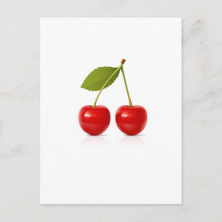 Red Cherries Vykort