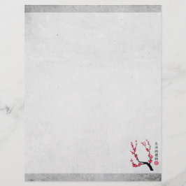 Red cherry blommar 3art "Gift of life" Brevhuvud