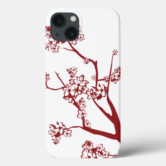 Red Cherry Blommar iPad Air Case (Baksida)