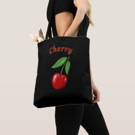 Red Cherry Design Personlig Tygkasse