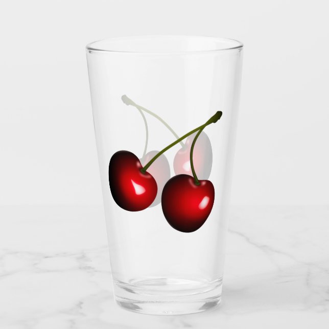 Red Cherry Glass Glaskopp (Framsida)