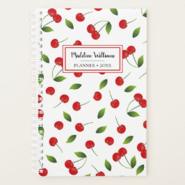 Red Cherry Mönster | Personlig Planner