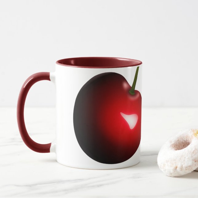 Red Cherry Mugg (Med munk)