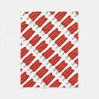 Red Cherry Twin Pop Popsicle Ice Lolly Lollies