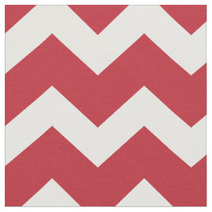 Red Chevron Helgdag jul Mönster Tyg