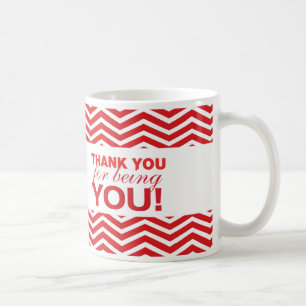 Red Chevron Tack mugg