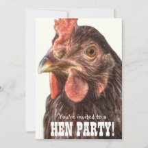 Red Chicken Hen Party Girl Girl Night Bachelorette