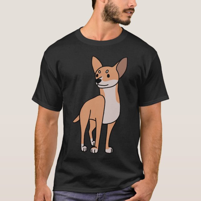 Red Chihuahua T Shirt (Framsida)