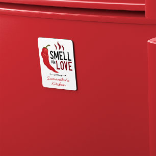 Red Chile Smell Kärlek Magnet